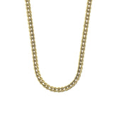 Italian Gold Flat Wheat Chain 14K Yellow Gold