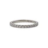 Platinum Natural Diamond Eternity Band