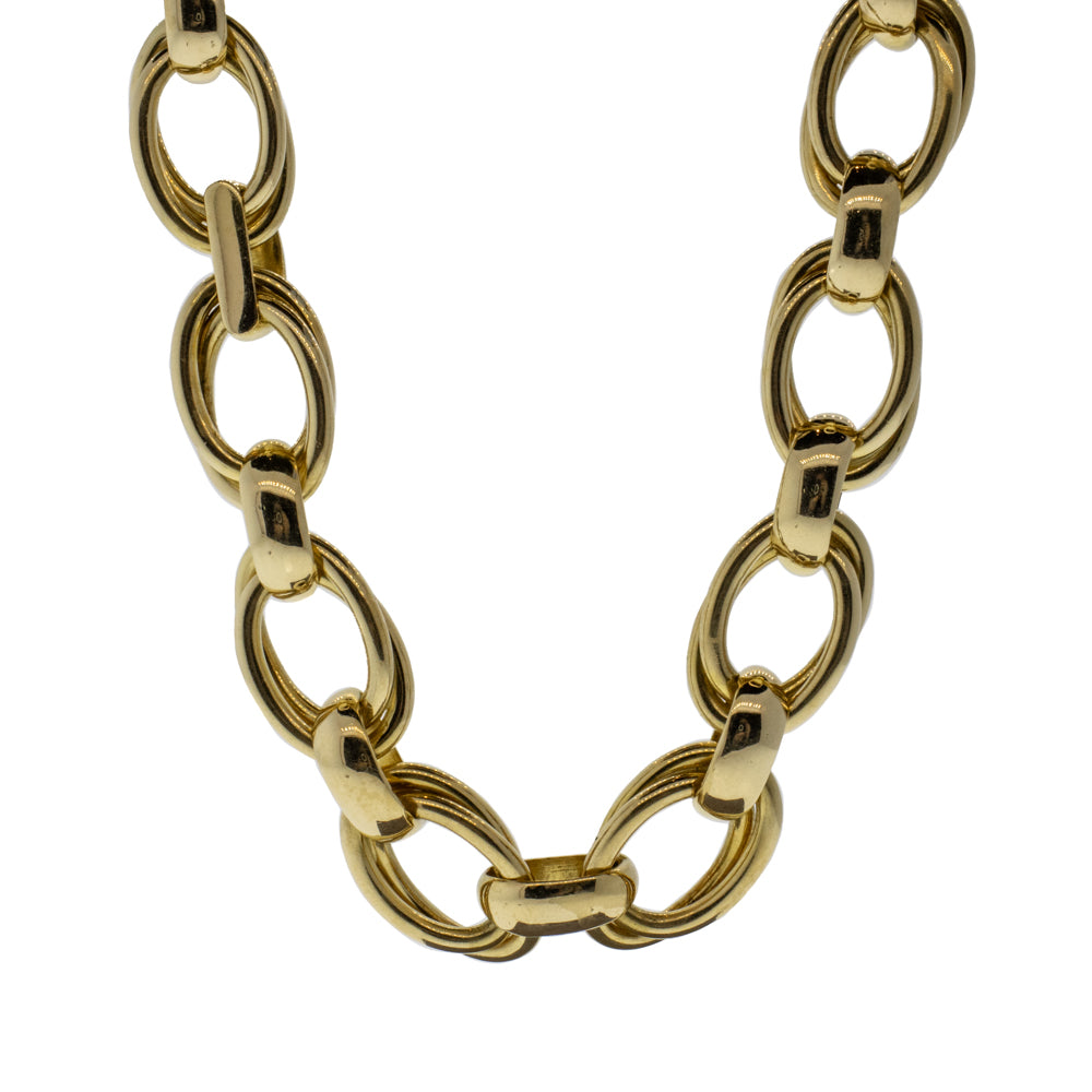 Weingrill Hollow Link Necklace