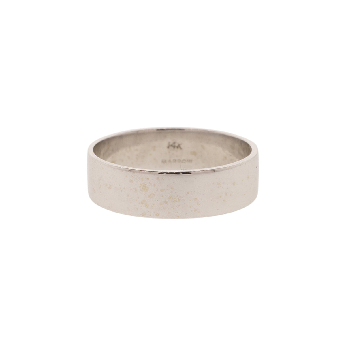 14K White Gold 5mm Wedding Band