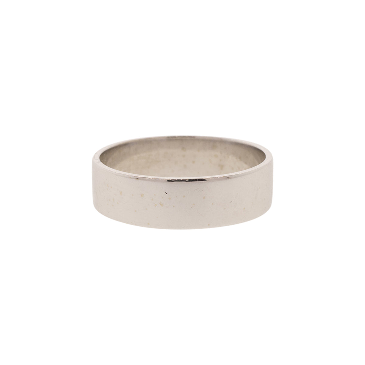 14K White Gold 5mm Wedding Band