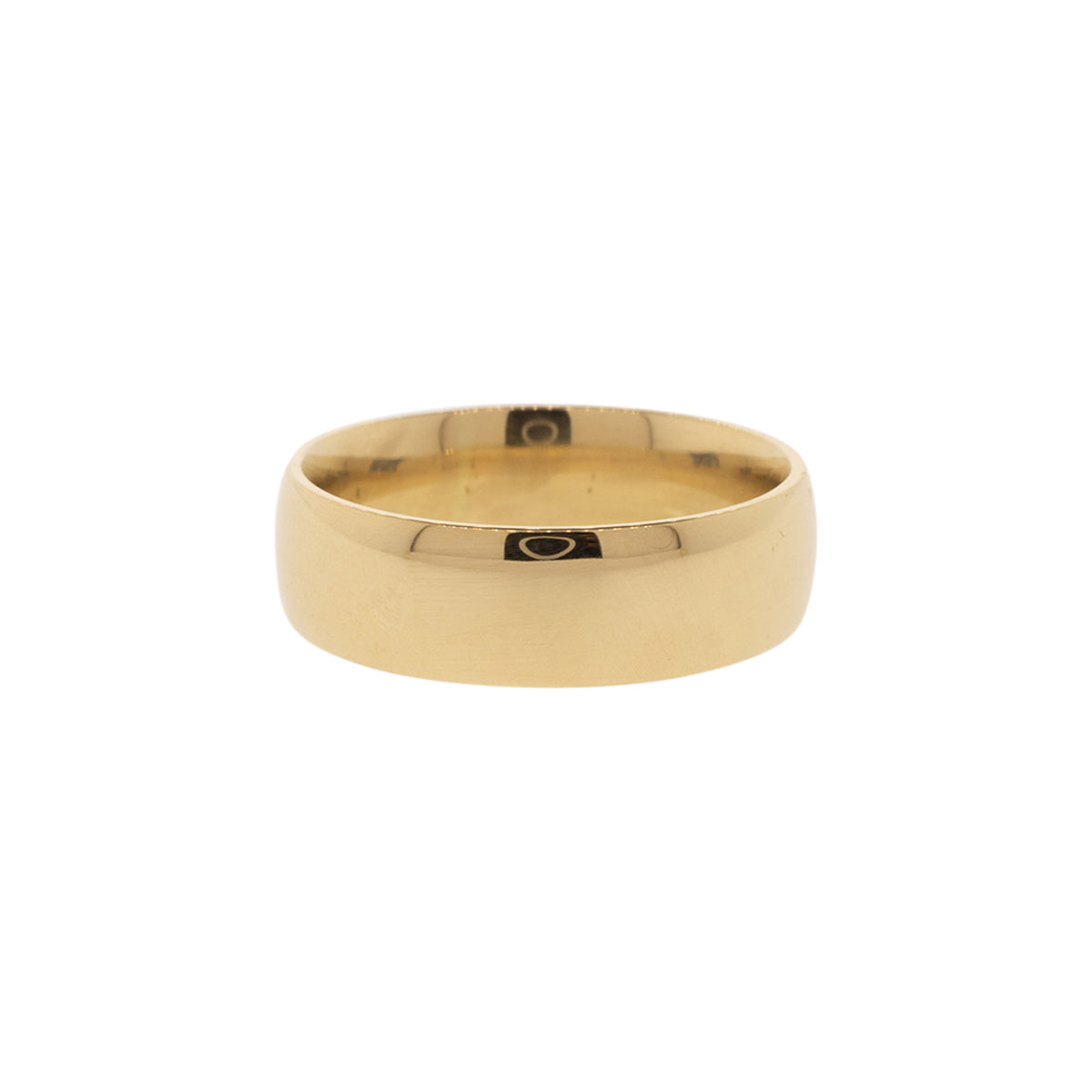 18K Yellow Gold 5mm Comfort-Fit Wedding Band
