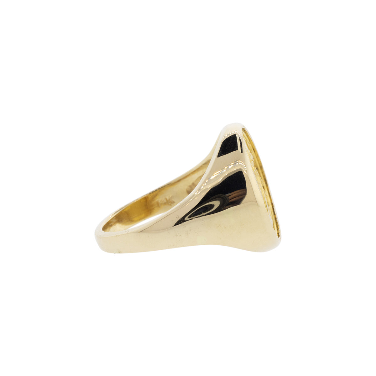 14K Yellow Gold 1984 5 Yuan Coin Ring