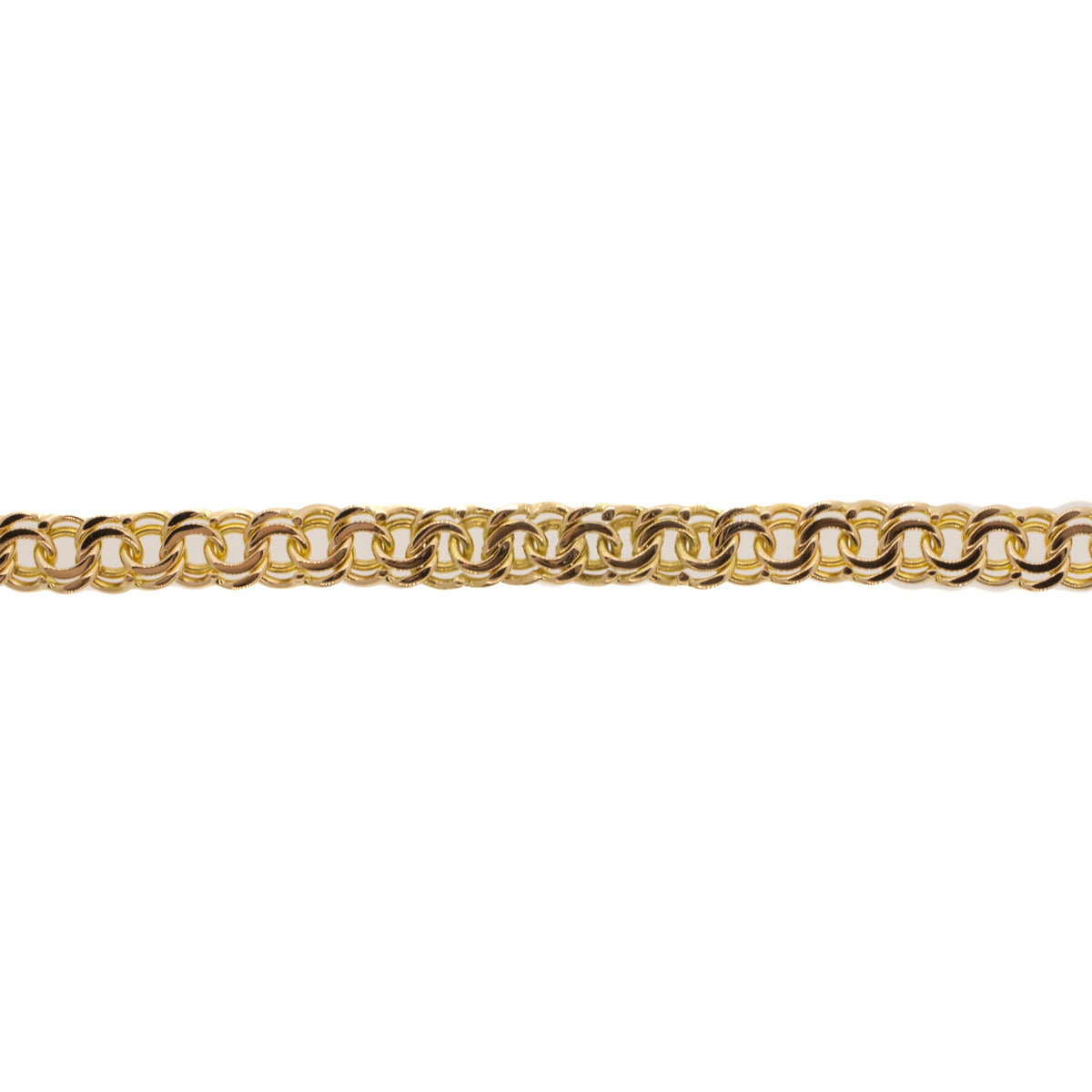 Swedish Yellow Gold Bismarck Bracelet