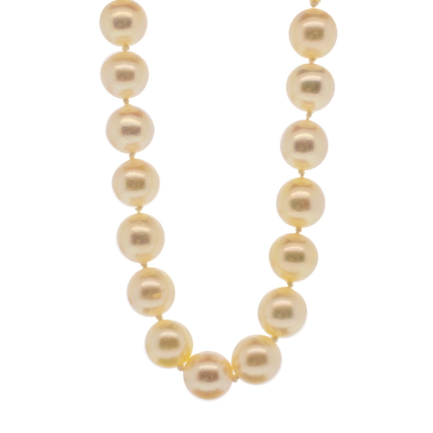 Opera Length Akoya Pearl Strand with Jadeite Clasp