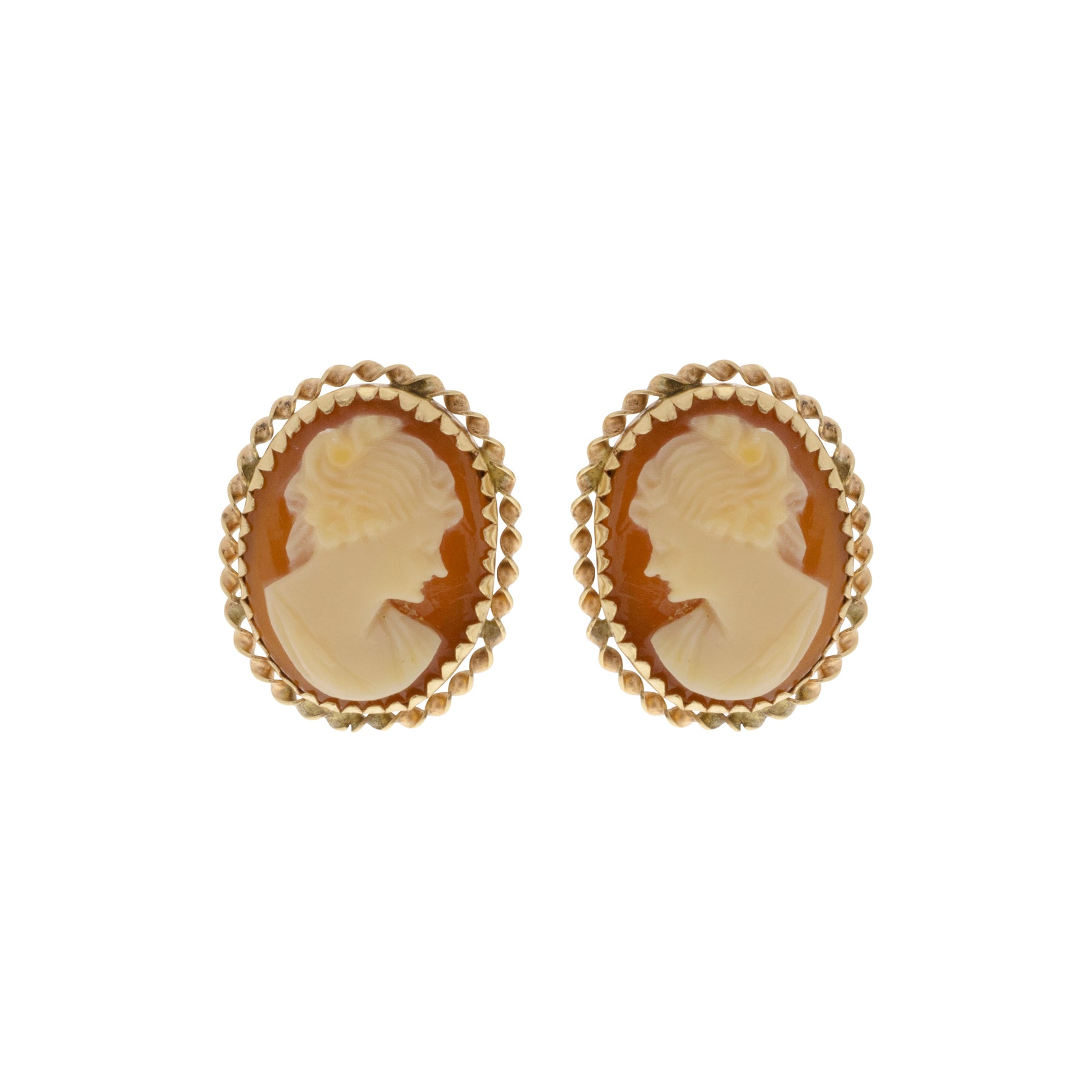 Cameo Stud Earrings