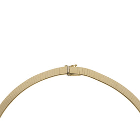 Wide 14k Yellow Gold Omega Chain