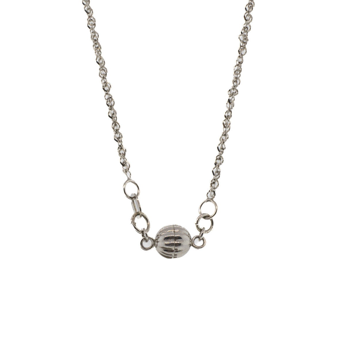 -Floral Diamond Cluster Pendant Necklace