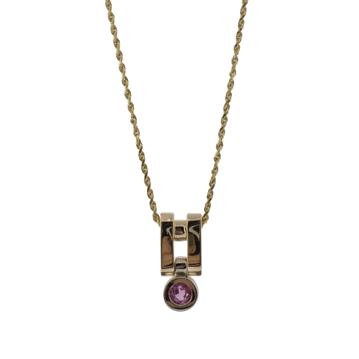 Pink Sapphire Necklace