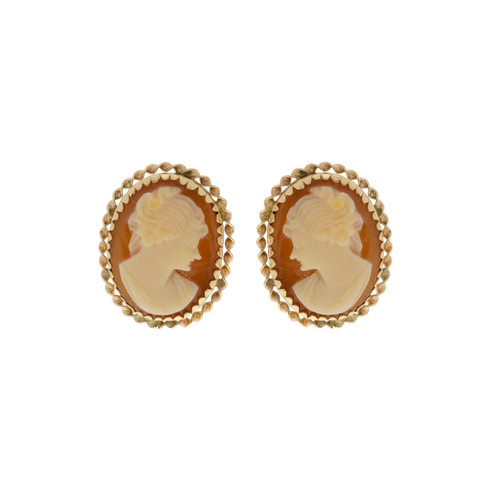 Cameo Stud Earrings