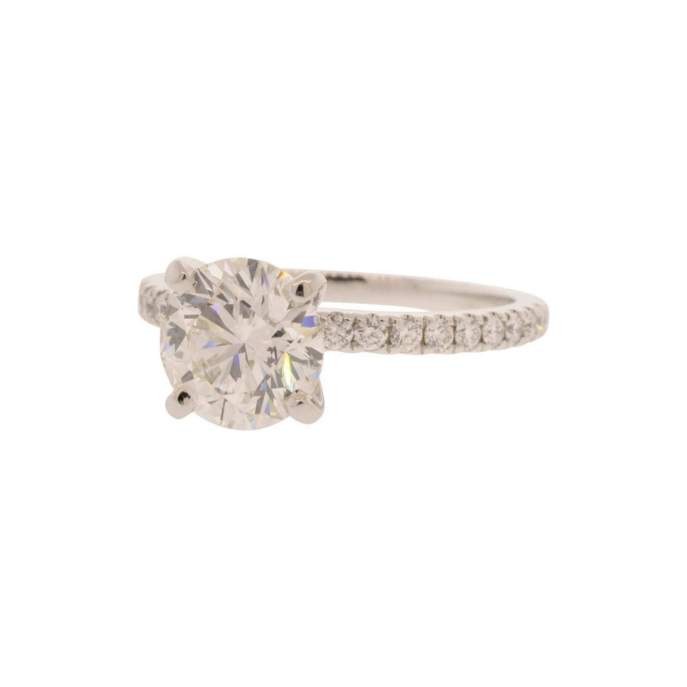 Triple X Natural Diamond Platinum Ring