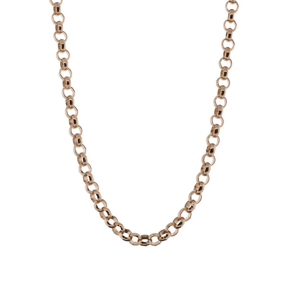9K Rose Gold 19.5" Rolo Chain