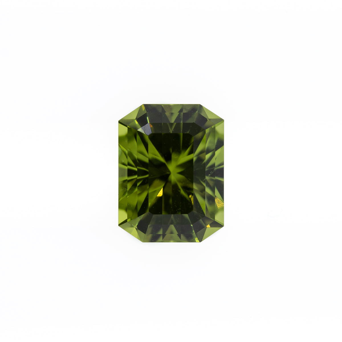 1.81ct Custom Cut Radiant Natural Peridot