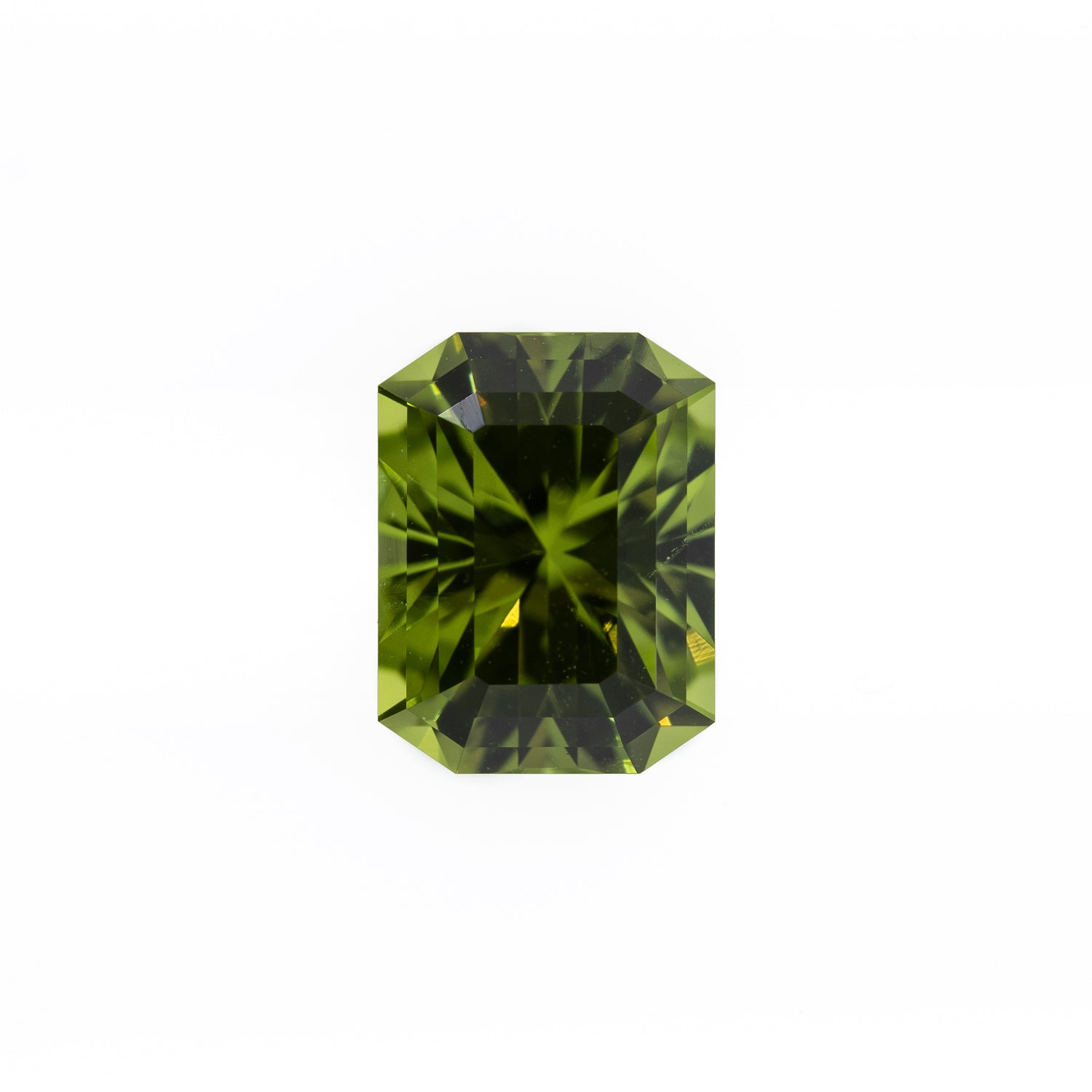 1.81ct Custom Cut Radiant Natural Peridot