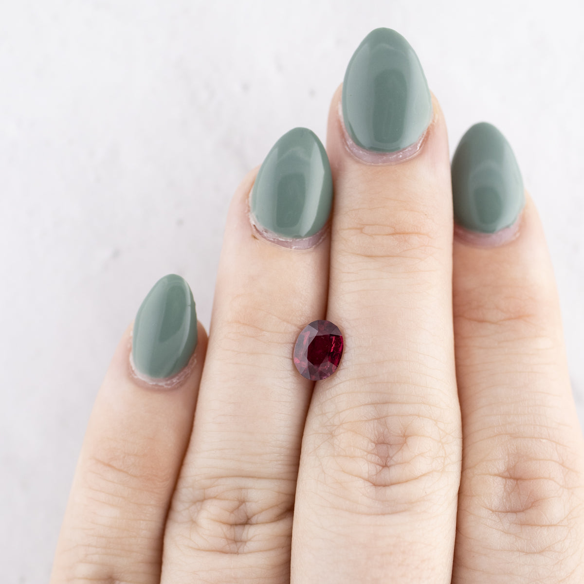 -1.04ct Oval Natural Ruby