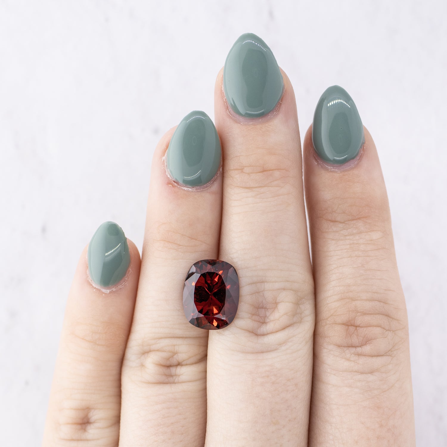 6.88ct Oval Deep Red Spinel