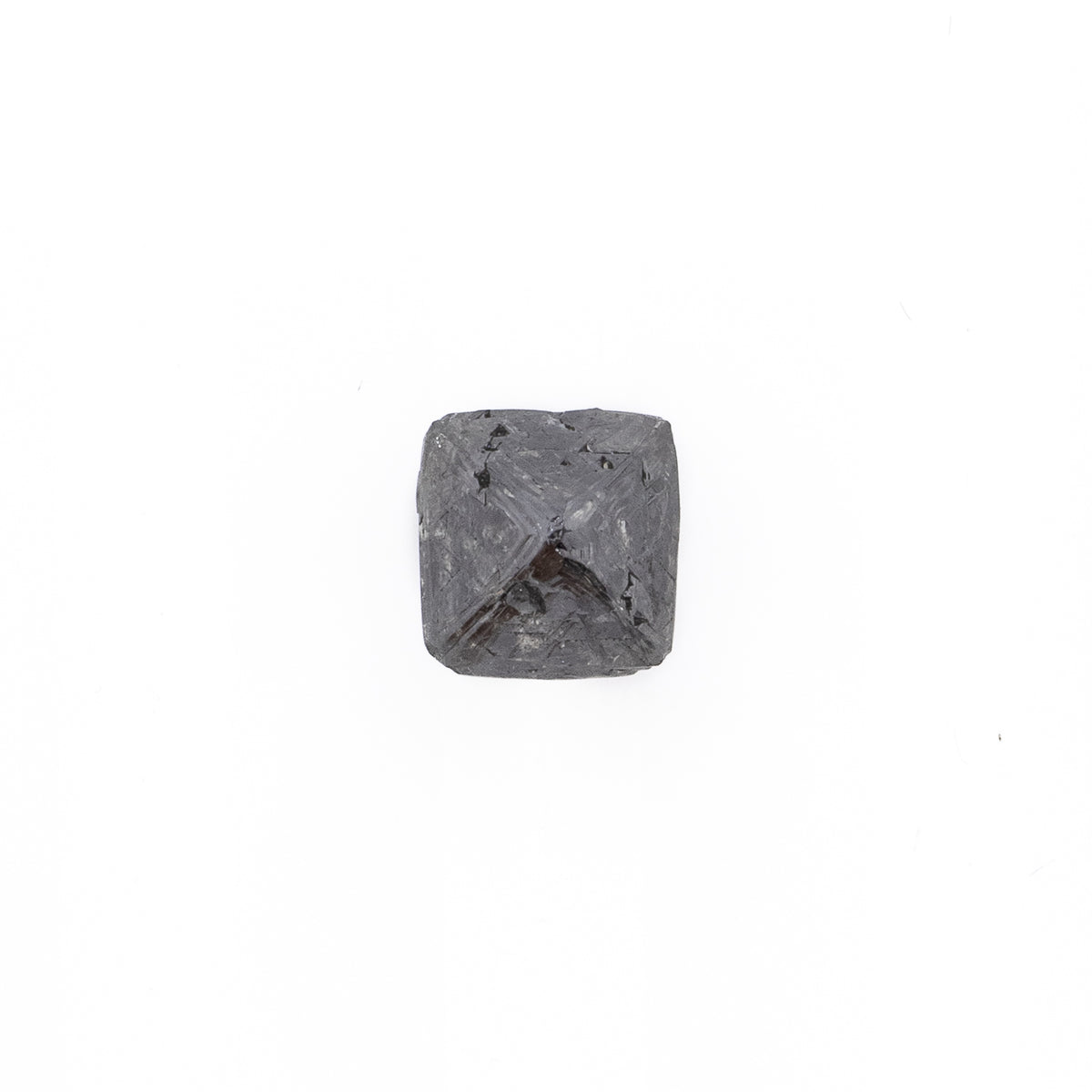 -3.24ct Natural Octahedral Grey Diamond