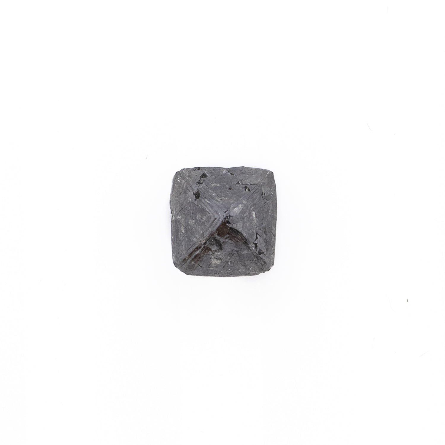 -3.24ct Natural Octahedral Grey Diamond