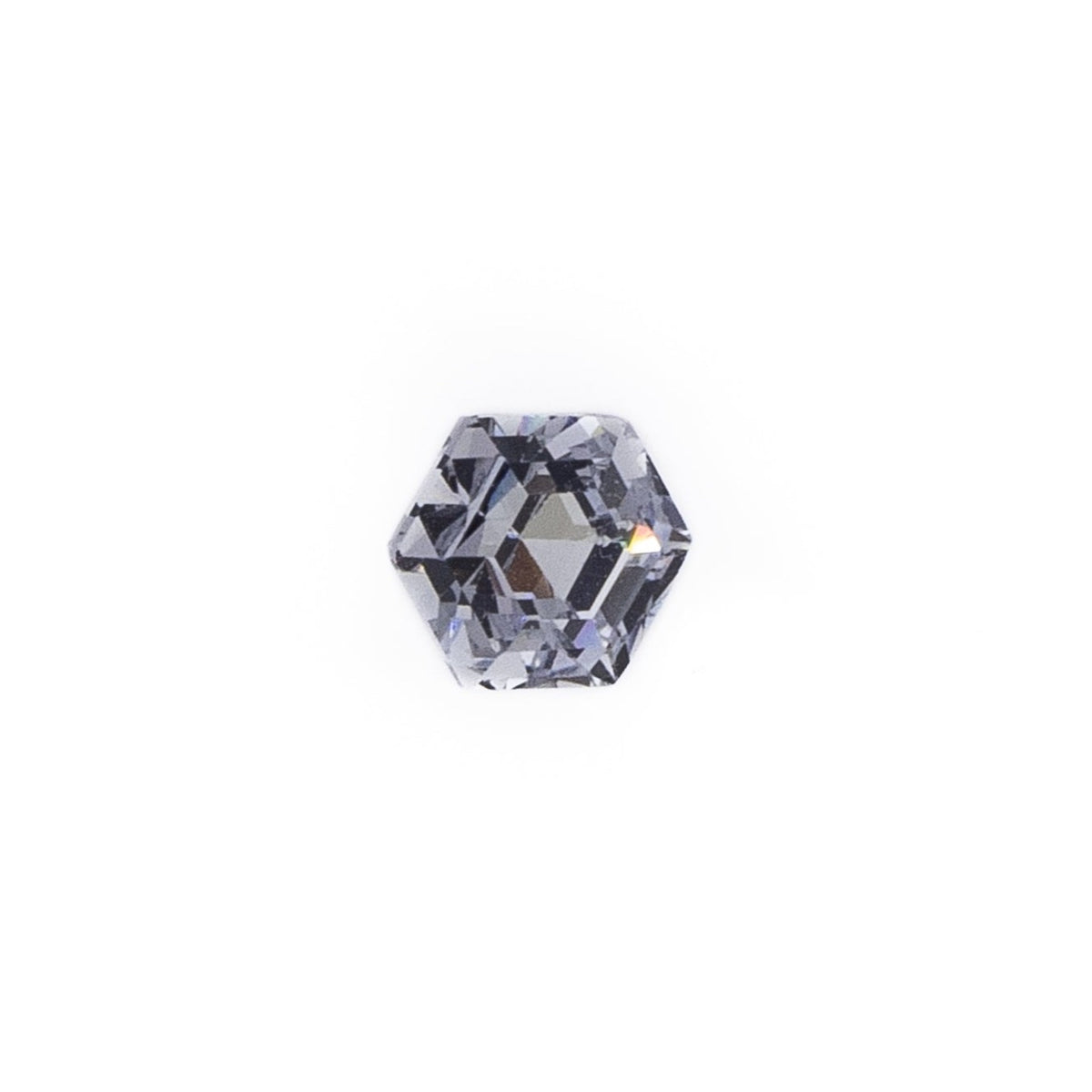 0.88ct Pastel Blue Grey Hexagon Natural Spinel