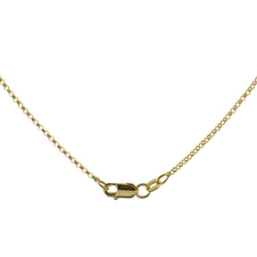 .25ct Diamond Pendant 16" Cable Chain Necklace