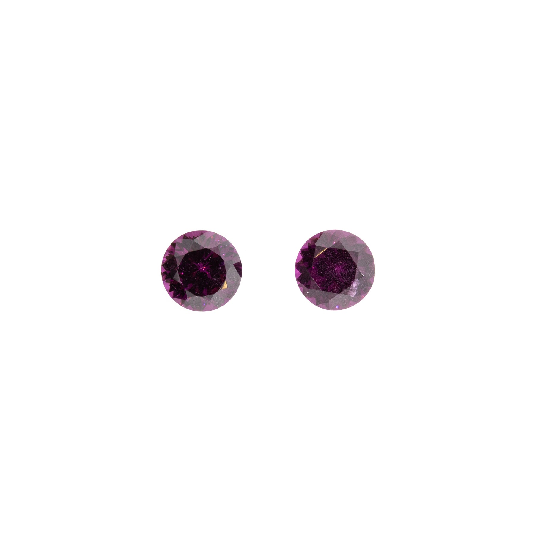 0.96ctw PAIR Round Cut Color Change Garnet