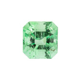 -7.61ct Light Green Emerald Cut Emerald