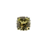 -3.34ct Cushion Olive Green Natural Tourmaline
