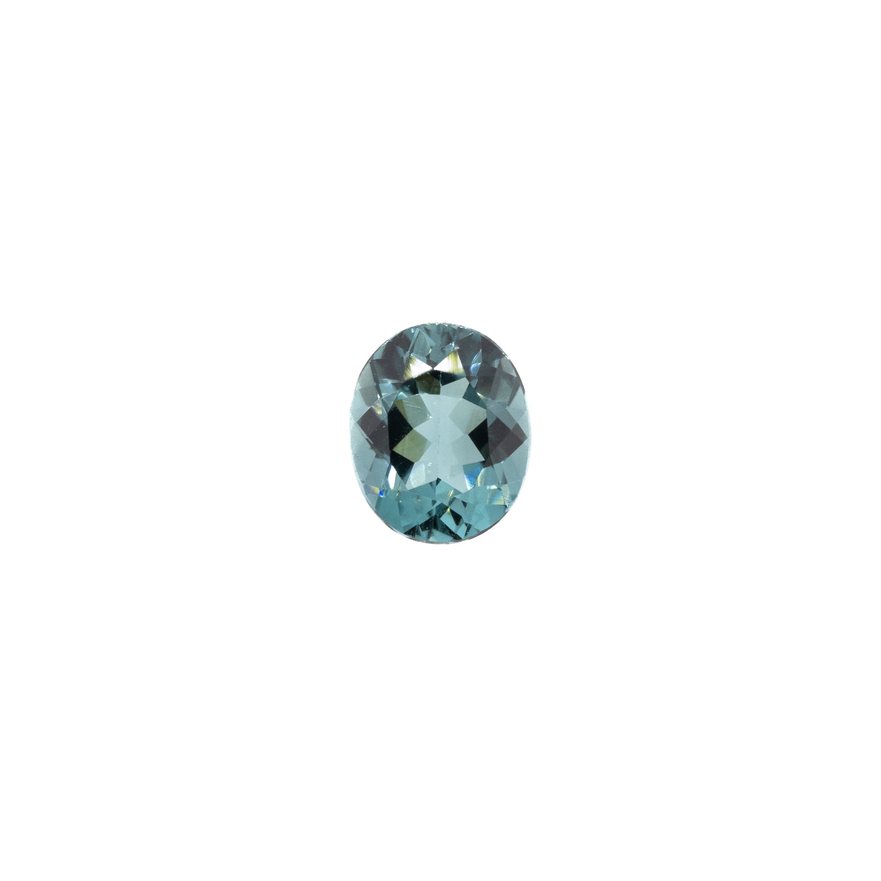 0.89ct Oval Blue-Green Tourmaline
