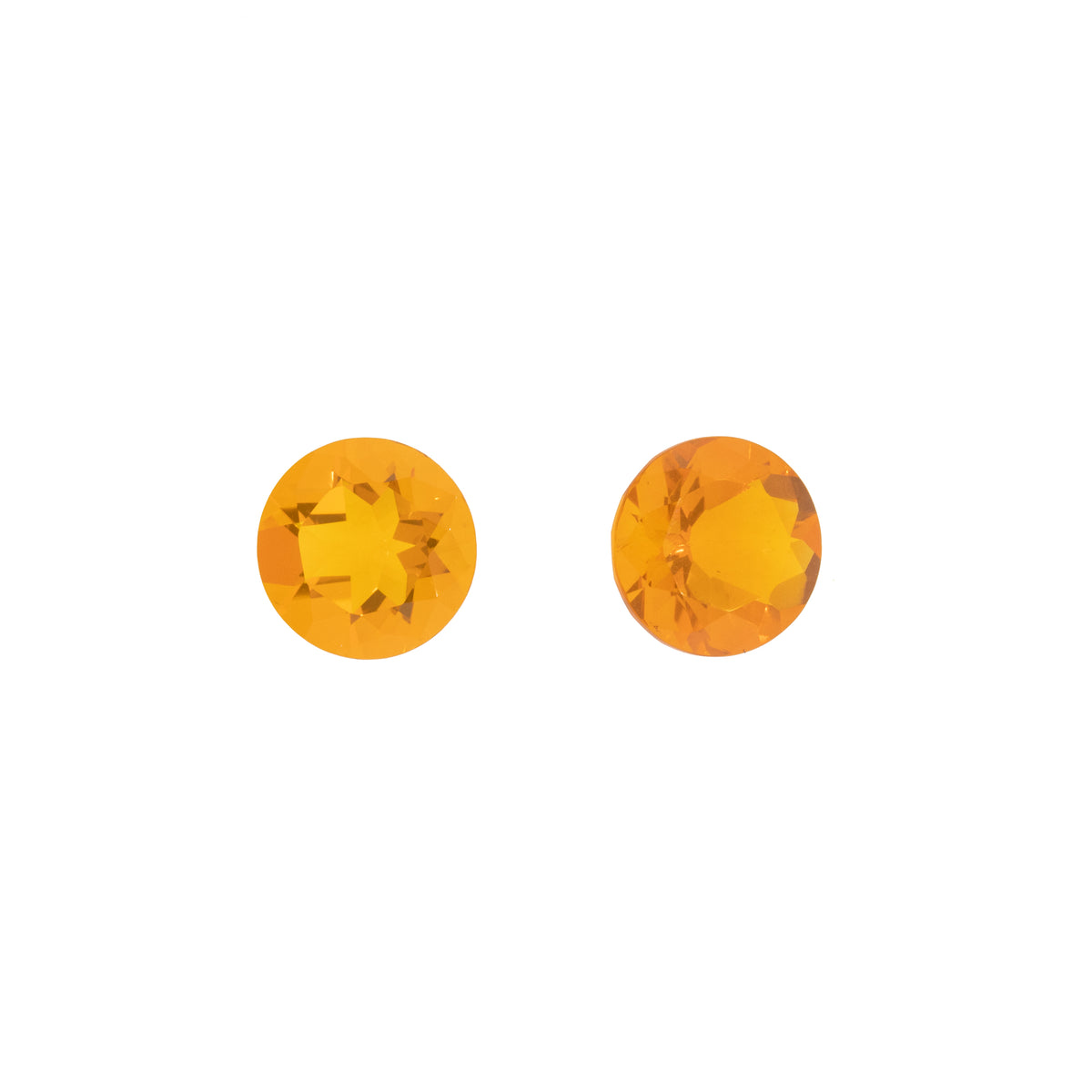 1.11ctw Round 6mm Pair Mexican Fire Opal