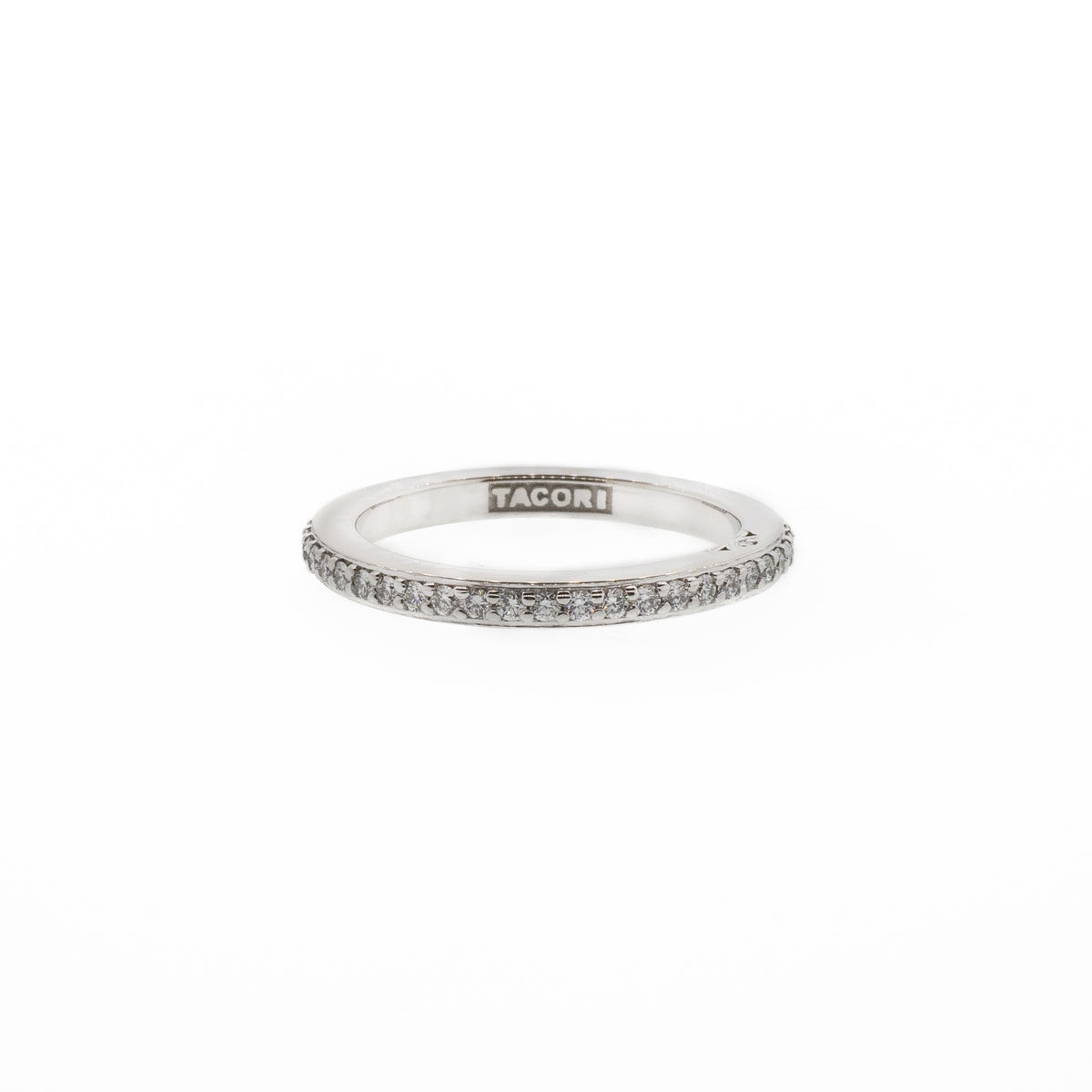 Tacori 18K White Gold Diamond Eternity Band