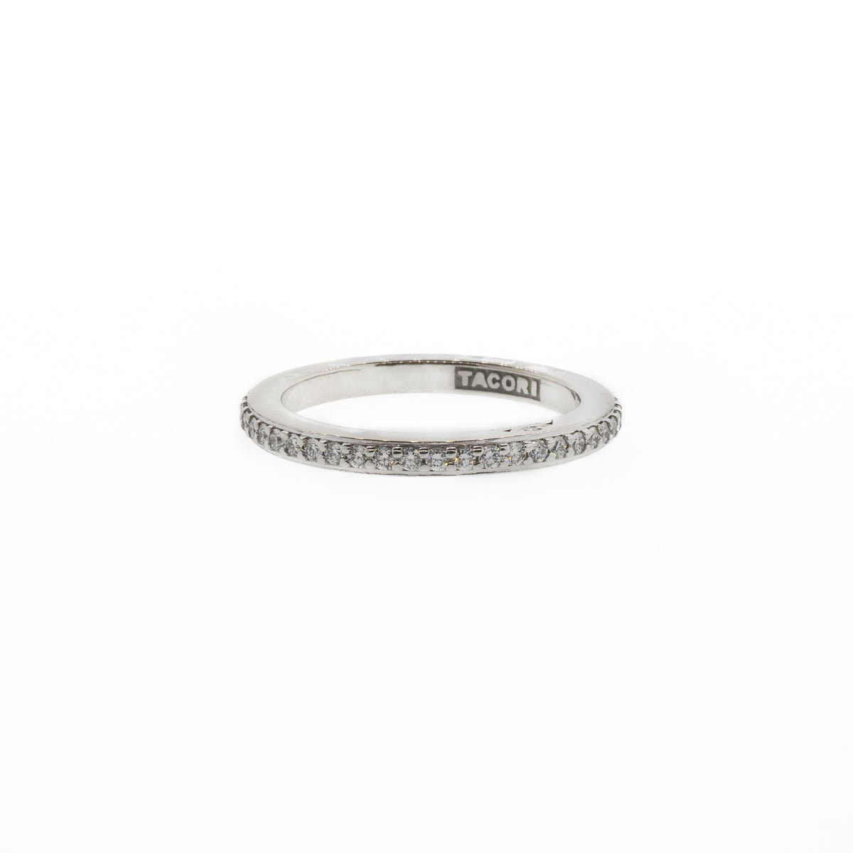 Tacori 18K White Gold Diamond Eternity Band