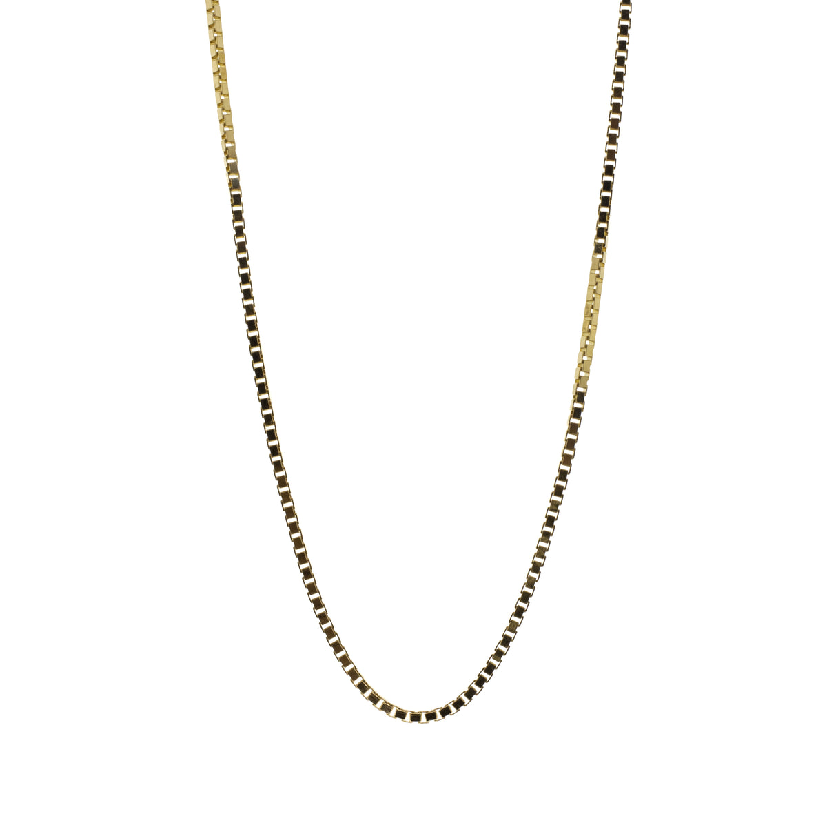 Yellow Gold Box Chain