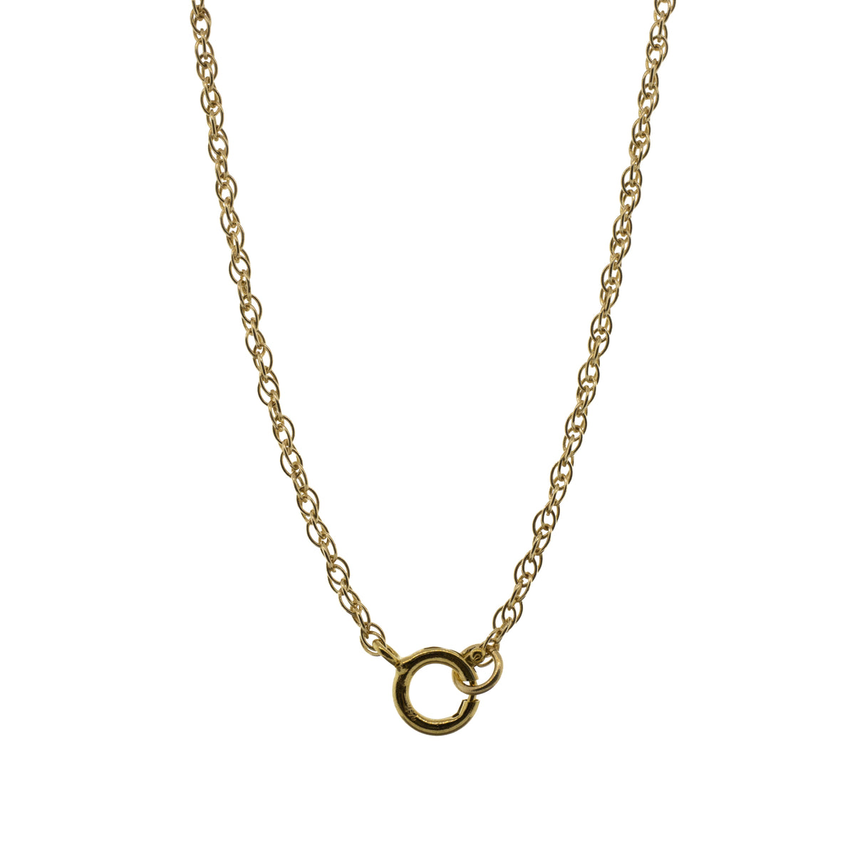 14K Yellow Gold Light Twisted Rope Chain