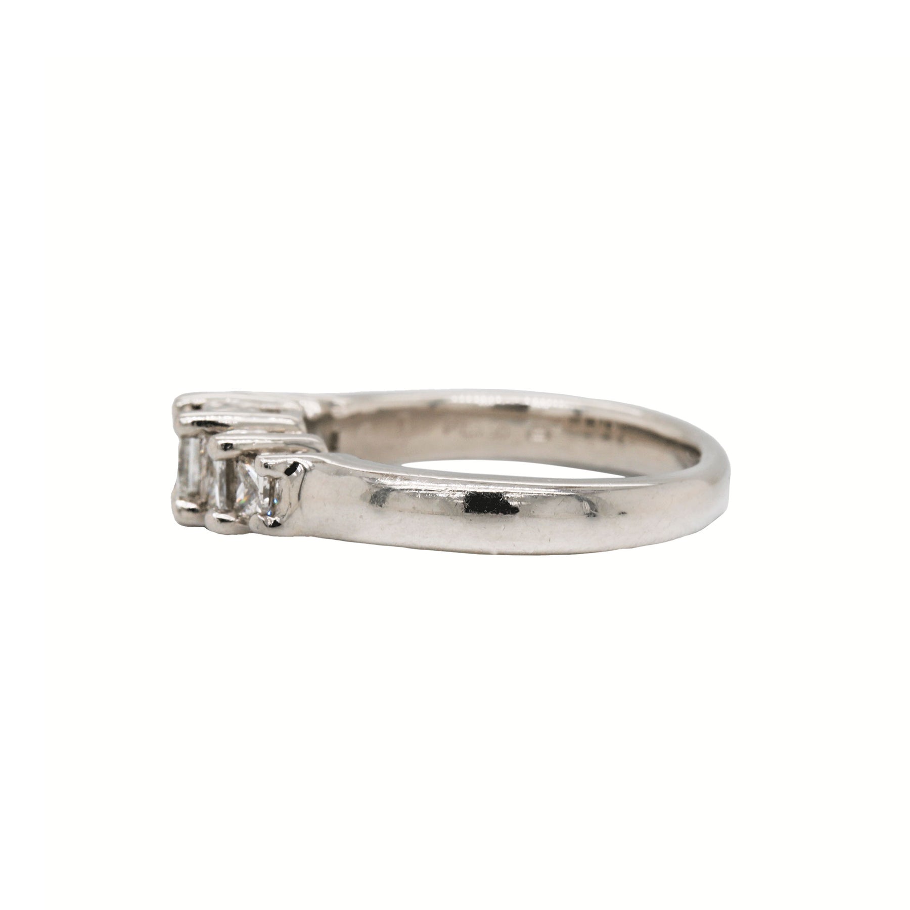 Princess-Cut Tiered Five Stone Diamond Ring