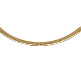 Reversible Omega Chain in 10K Yellow & White Gold