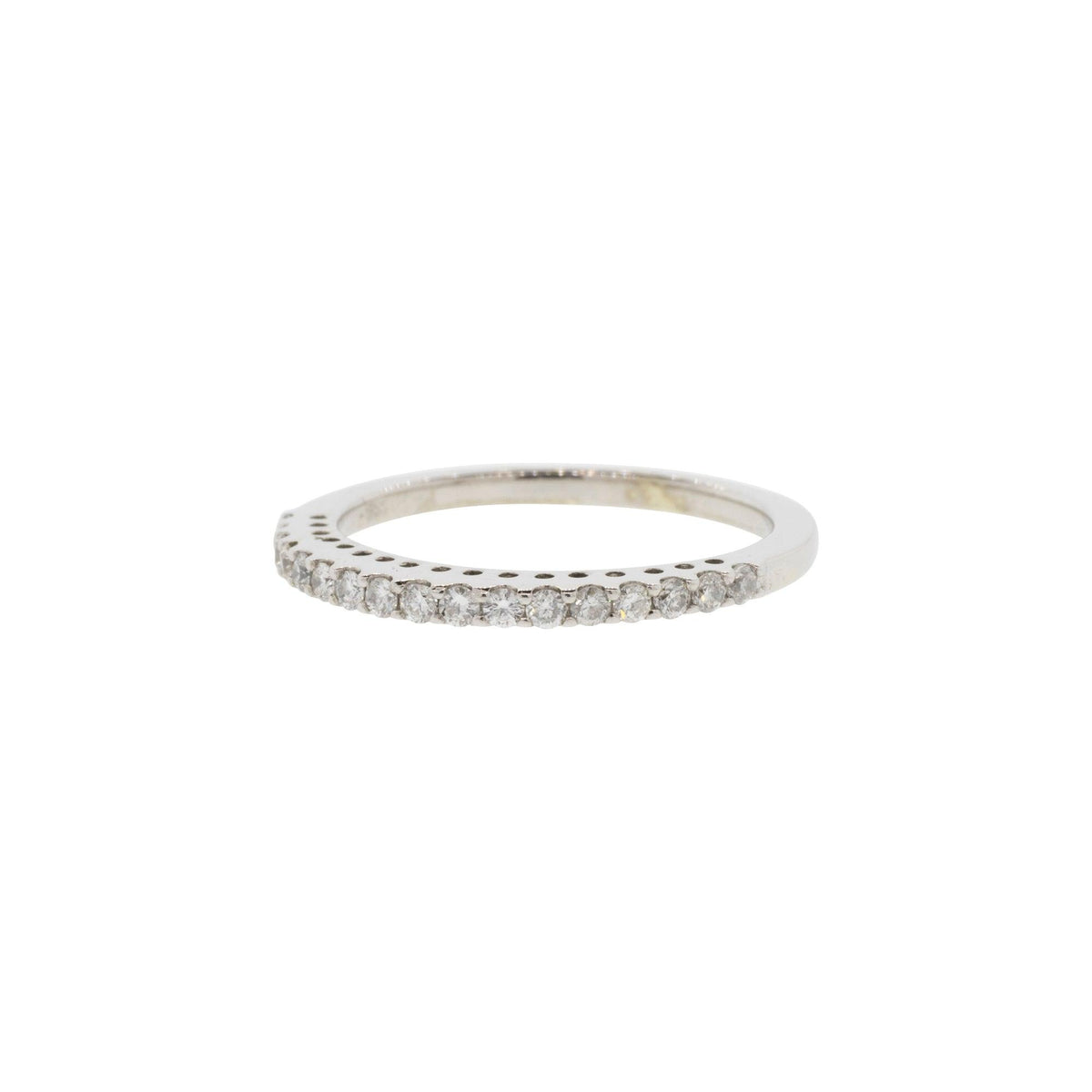 18k Tall & Slender Diamond Anniversary Band