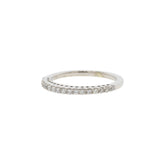 18k Tall & Slender Diamond Anniversary Band