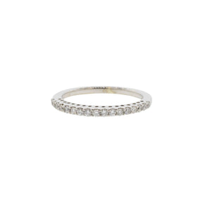 18k Tall & Slender Diamond Anniversary Band