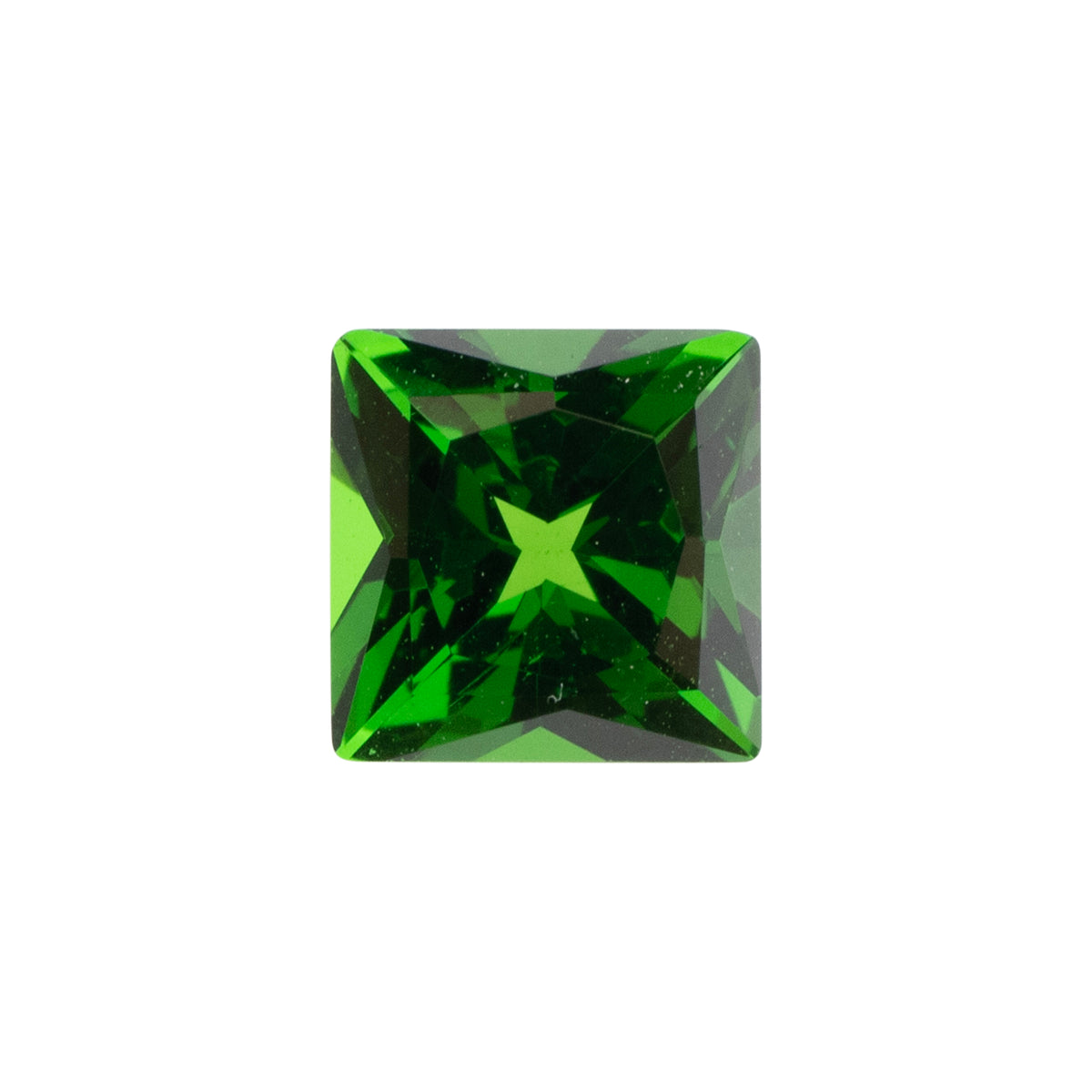 0.88ct Princess Cut Fine Tsavorite Garnet