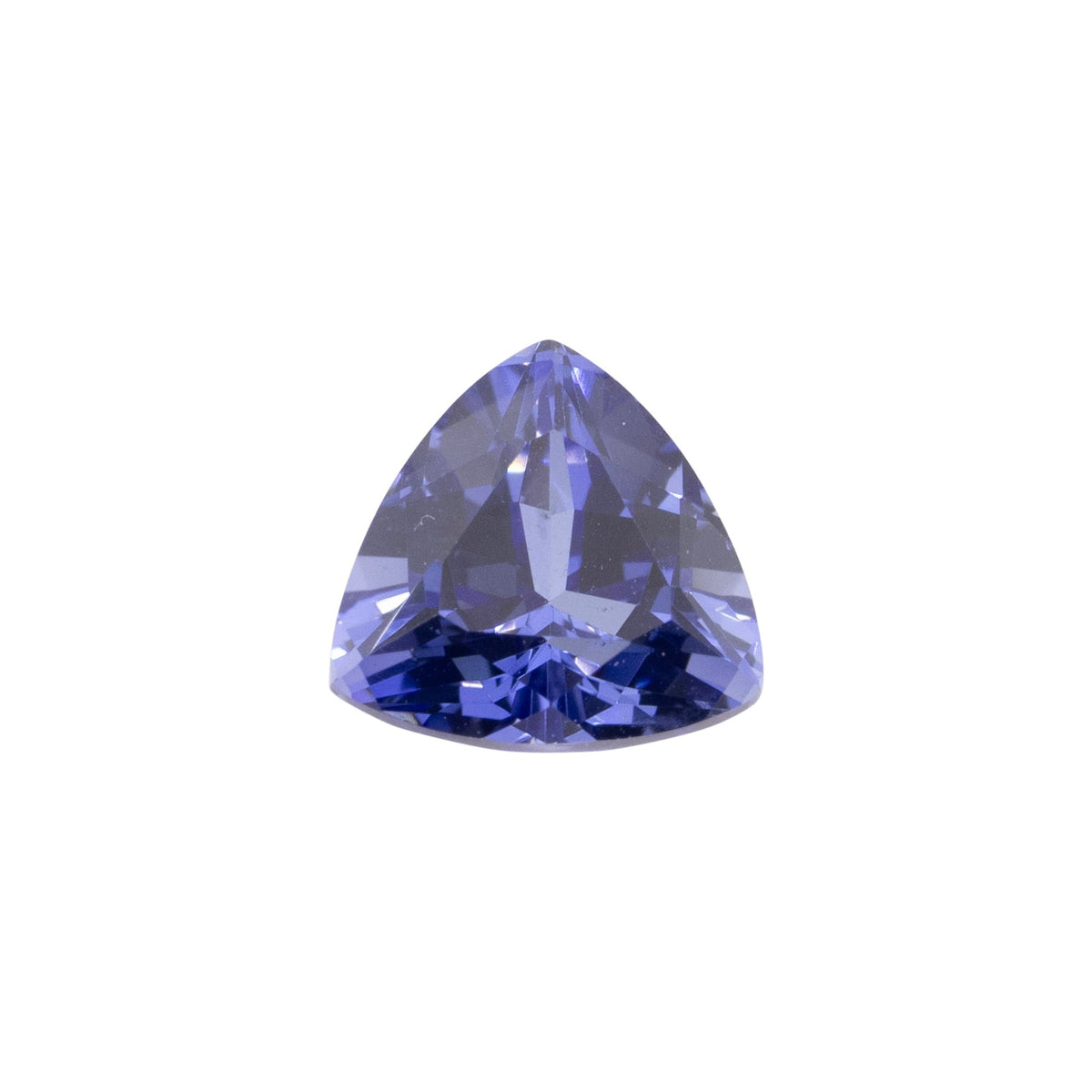 1.07ct Custom Trillion Cut Blue Sapphire