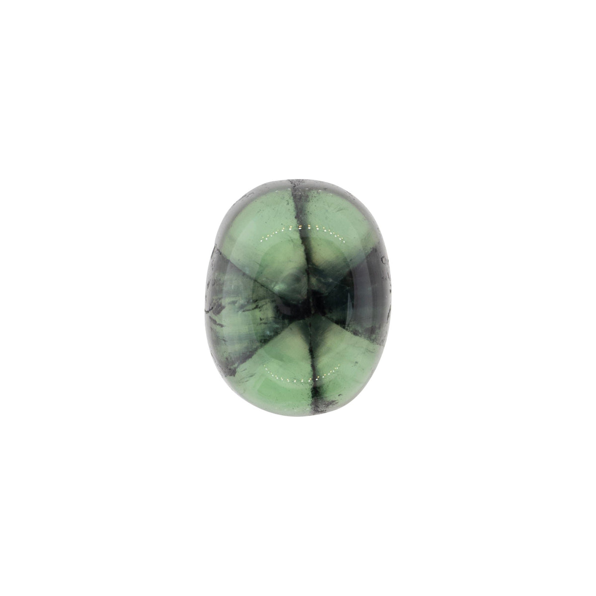 4.30ct Oval Cabochon Natural Trapiche Emerald