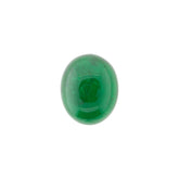 5.95ct Deep Green Cabochon Emerald