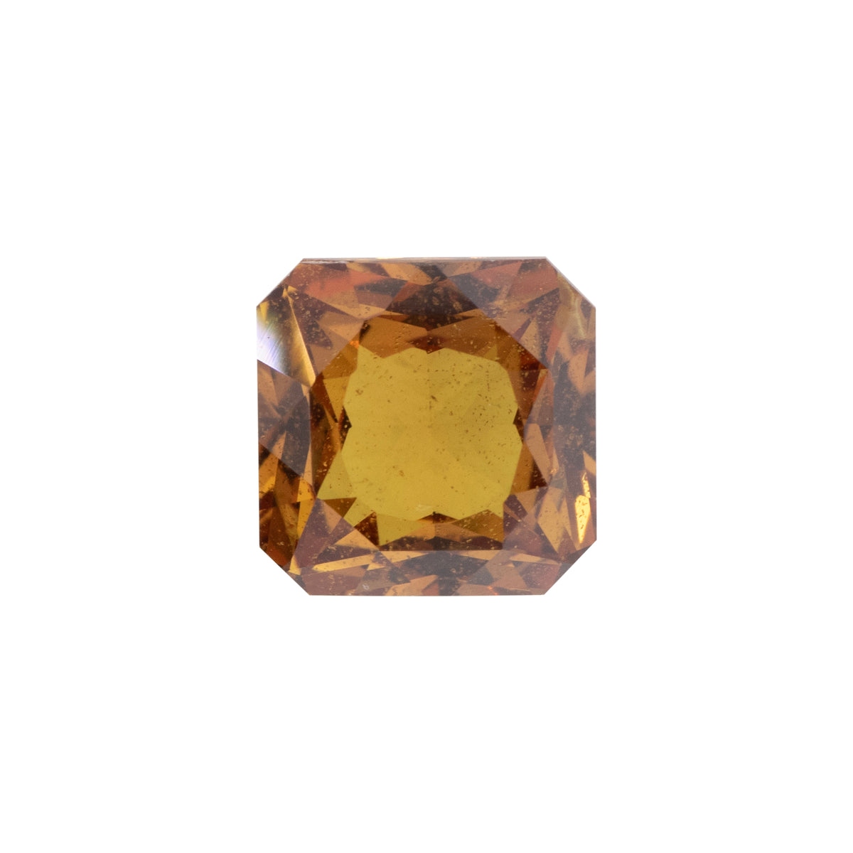 1.56ct Cushion Cut Orange Sapphire