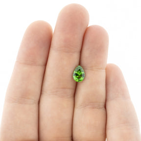 1.18ct Pear Shaped Kenyan Tsavorite Garnet