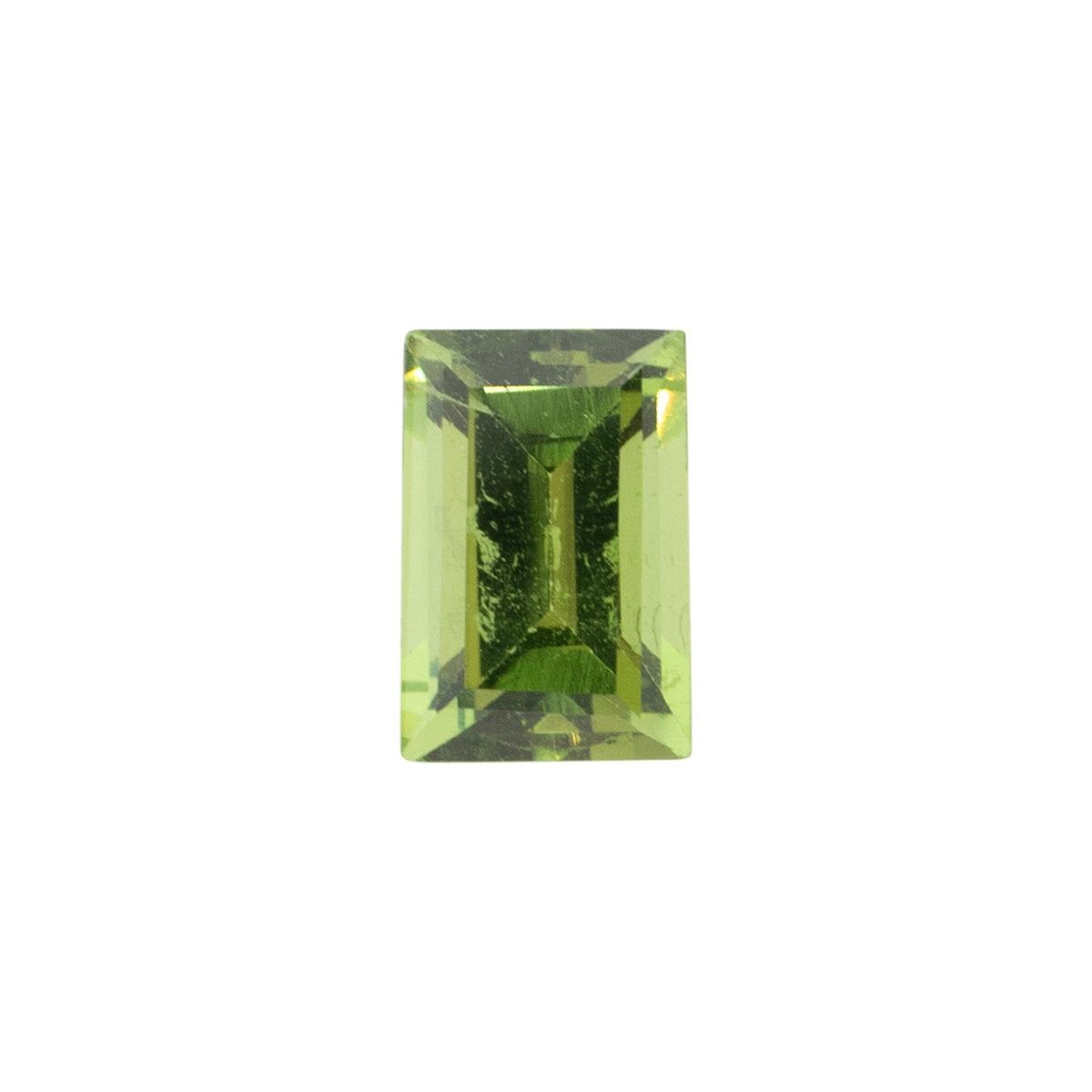 0.68ct Baguette Cut Light Green Tsavorite