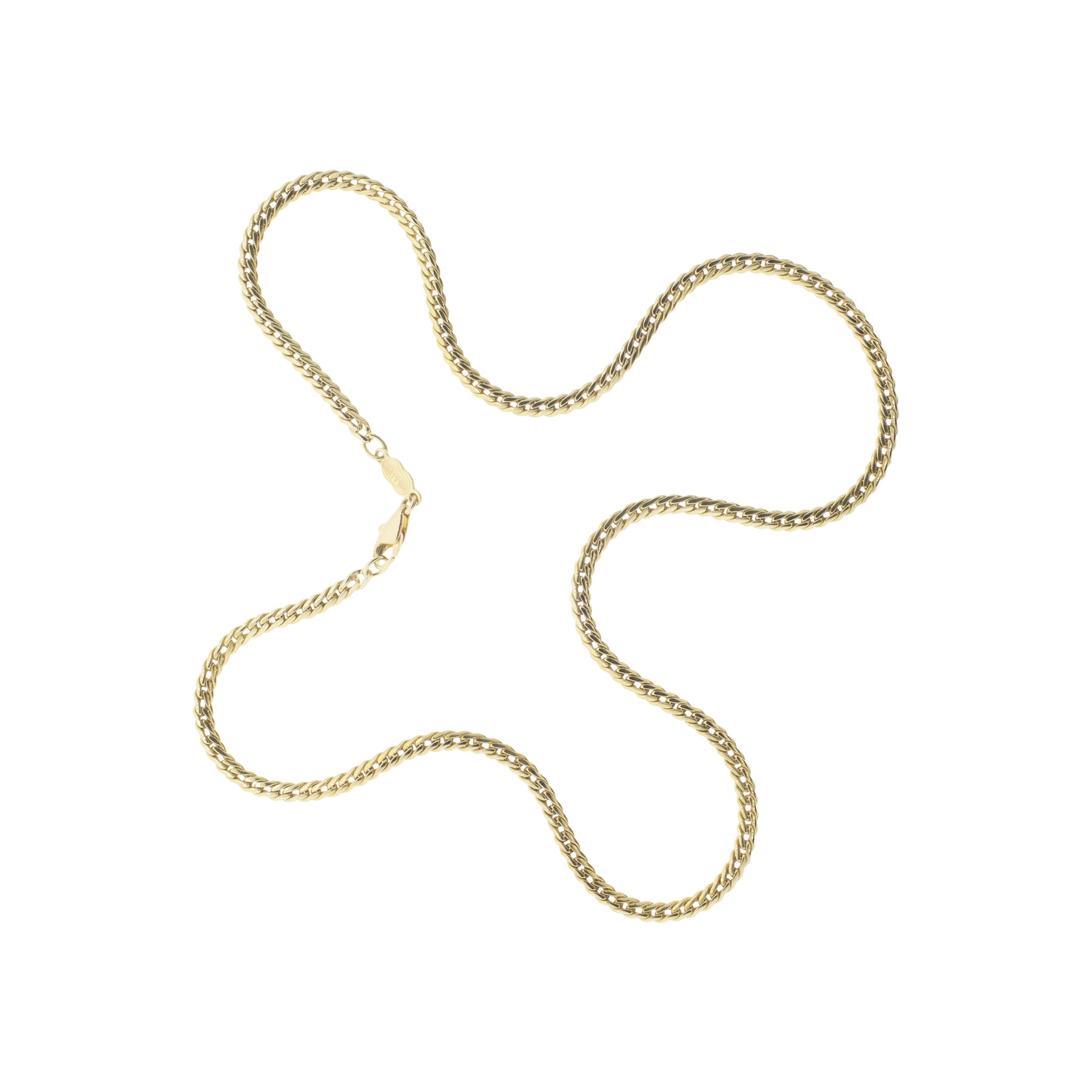 Italian Gold Flat Wheat Chain