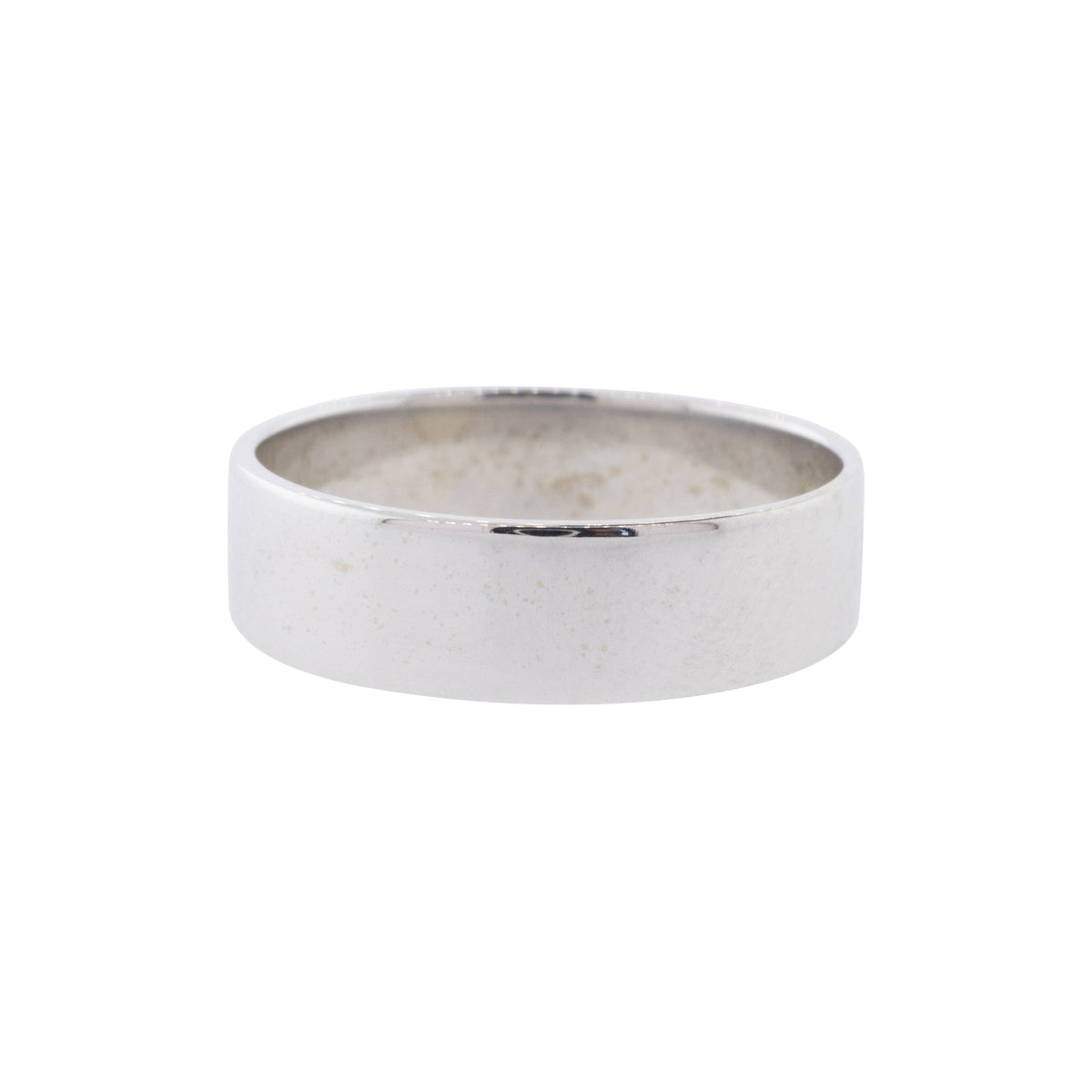 14K White Gold 5mm Wedding Band