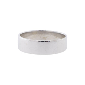 14K White Gold 5mm Wedding Band