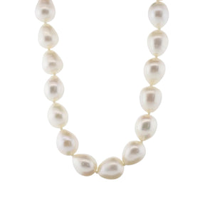 20-Inch Freshwater Pearl Necklace with 14k White Gold Clasp