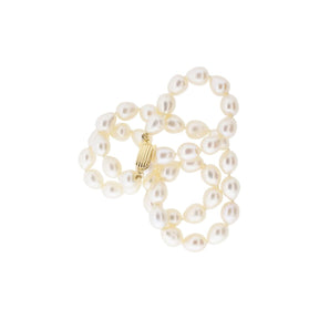 20-Inch Freshwater Pearl Necklace with 14k White Gold Clasp